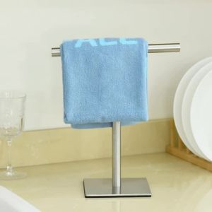 Movable Kitchen Towel Rack Display Stand Toilet Paper Roll Holder Towel Rack Bathroom Useful Things For Home Organizer Bathroom