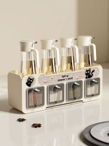 FALUYI | Suction Wall-Mounted Multifunctional Spice Rack Stainless Steel Storage Shelf