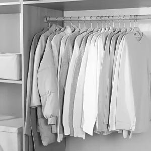 Hanging Vacuum Storage Bags Reusable for Clothes Coats Jackets Hanging Compressible Storage Bag Space Saver Bags