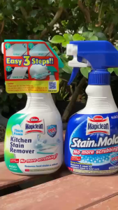 2 แบบให้เลือกมาจิคลีนโฟมสเปรย์ทำความสะอาดครัวสเตนรีมูฟเวอร์ 400 มล.  Kitchen และ Bathrooms เชื้อรา