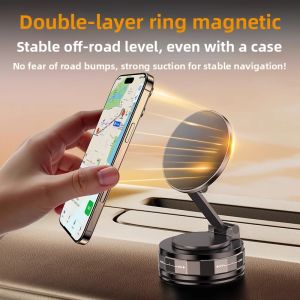 ZHIQU 360° Rotatable Magnetic Car Phone Holder