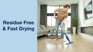 BONA Wood Floor Spray Mop Bona Wood Floor Mop 850ml Microfiber Complete Set Ergonomic Design Extra-Wide Swivel Head Safe for All Sealed Wood Floors Streak-Free Quick & Easy Cleaning