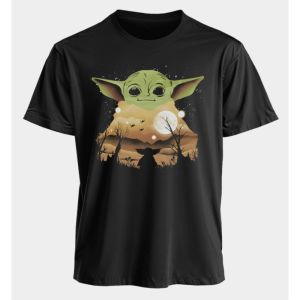 2025 Star Wars Peripheral Print Mens and Womens Crew Neck T-shirt American Summer Sports Loose and Comfortable Short Sleeves