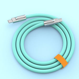 120W 10A Super Fast Charging Cable PD Type-C Liquid Silicone C to C Quick Charging Cable for Xiaomi iPhone 1/1.5/2M