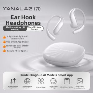 TANALAZ | Wireless Bluetooth AI Over-ear Conduction Sport Headphones