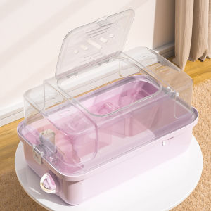 ZHUOLESHI | Portable Transparent Double-layered Large Hamster Cage