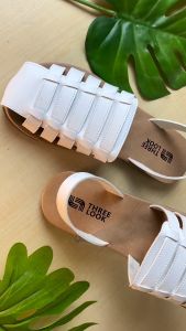 THREELOOK Official - Sandal Kulit Wanita Dewasa Slip On Flat - Fuji