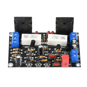 diymore | Single Channel High-power Amplifier Board DC-10V-45V 2SC5200+2SA1943 HIFI Audio Amplifier Module 100W