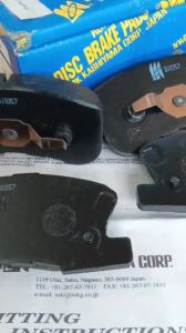 Bộ Má Phanh/ Má Thắng đĩa Trước Xe Toyota Ayga/ Wigo 2017- Nay Thương hiệu: Mk Kashiyama - Sản xuất và nhập khẩu từ Nhật bản Mã số: D0034