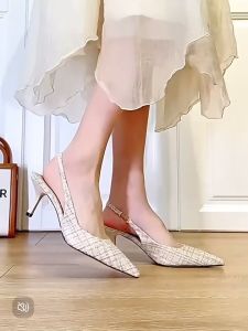 Korean Fashion Stiletto Heels Pointed Sandals For Women For Office Classy Sandals Women Elegant Classy Heels For Women Formal Shoes For Women Stiletto Heels For Women Pointed Sandals
