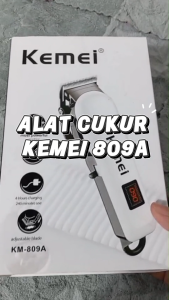 > BISA COD < KEMEI ORI  809A MESIN CUKUR ALAT PENCUKUR RAMBUT JENGGOT PROFESSIONAL