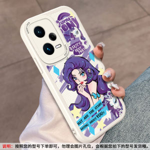 Redmi Note15 Phone Case Princess Horse Design Soft Silicone Full Lens Protection Shockproof Cute Cartoon Style Protective Cover