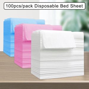 100Pcs Disposable Bed Sheet 31x70inch Thin Cozy Breathable Bed Cover for Beauty Salon SPA Tattoo Massage Table