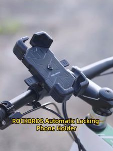 ROCKBROS nhanh chóng phát hành Giá để điện thoại cho xe máy chống sốc 360 ° có thể điều chỉnh MTB Giá đỡ điện thoại chống trượt xe đạp trên đường kê điện thoại Phụ kiện xe đạp
