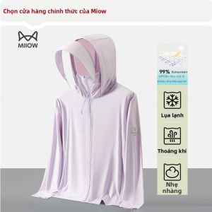 MiiOW | Áo Khoác Bảo Vệ UV Mùa Hè Ngoài Trời Có Mũ Tách rời