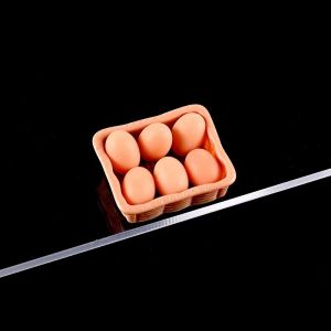 Miniature egg carton simulation decoration 1:12 dollhouse kitchen accessories shooting scene props decorative ornaments