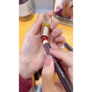Lip Brush Makeup Accessories Nylon Fiber Synthetic Bristles Concealer Brush圆头唇刷
