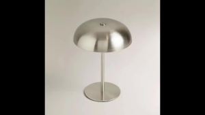 Mushroom Bedside Lamp Book Light Metal Touch USB Rechargeable for Bedroom Coffee Table Bar Restaurant Camping Decor Gift