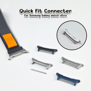 ข้อต่อสายนาฬิกาสแตนเลส Quick Fit Connecter ชุด 2 ชิ้น