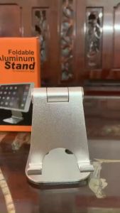 Gía đỡ điện thoại máy tính bảng hợp kim nhôm chắc chắn có thể gấp gọn