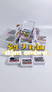 Set gel dặm 9 màu ombre (Set) sơn móng vẽ nail
