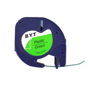 Portable Dymo Label Maker Printer with Ribbon 91200/91201/91202 White Background Black Text 12mm Stickers Office Equipment Supplies