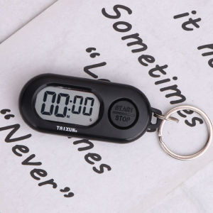 Mini Portable Timer Student Dedicated Countdown Time Management Keychain Small Reminder Home Daily Use Plastic Timer