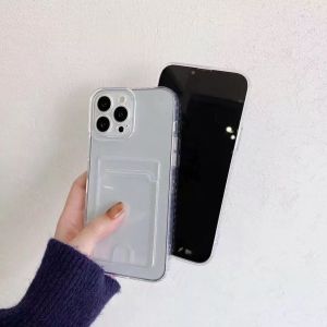 Samsung S23 Ultra Evo Tech Shockproof Case With Card Holder (Clear)