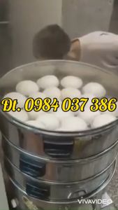 Nồi hấp bánh bao bánh phu thê xu xê chạy điện 3 tầng 47cm