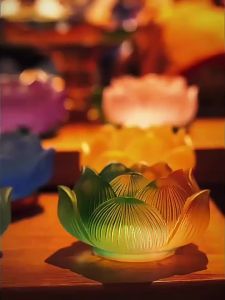 HENANSHENGZHONG | Temple Offering Seven Treasures Lotus Lamp