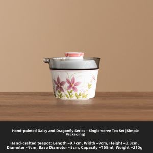 JISU | Travel Portable Tea Set Ceramics Quick Drink Cups