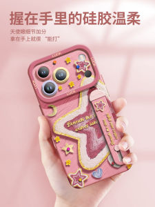 เคสโทรศัพท์ซิลิโคนการ์ตูนฟีโบ สายรัดข้อมือ ขาตั้งอื่นๆ ที่ปรับได้ สำหรับ Apple 17Pro 16/15Pro Max 14Pro 13pm 12 คุณภาพสูง ทนทาน