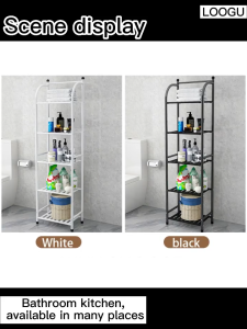 3/4/5 Layers Storage Organizer Rack Bathroom Kitchen Rack Bedroom Toilet Washing Rack Space Saving
