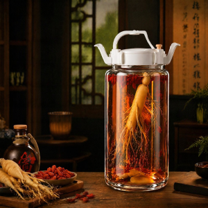 XINGGONGGUAN | High-quality Airtight Glass Wine Bottle Storage Vessel