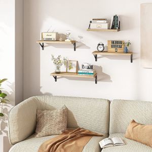American Style Wooden Wall Shelf For Storage