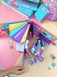 Paper Doll Camper Doll House/Mainan/Education/Busy Book/Quietbook/Mainan kanak_kanak/Kertas patung