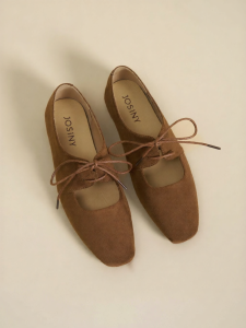Josiny | Shallow Breathable Leather Shoes Slip-on Mary Jane Flat