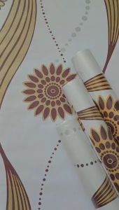 Wallpaper Stiker Garis Salur Minimalis | Wallstiker Gelombang | Wallpaper Dinding L 45cm x P 9m