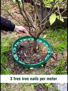 ขอบกั้นดิน กั้นหญ้าและหิน(พร้อมตะปู)5/10m กั้นหญ้าและหิน ทนทาน 10ปี วัสดุPE อย่างดี มีคุณภาพ