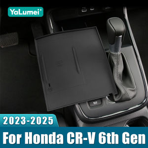 For Honda CR-V CRV 6th Gen 2023 2024 2025 Hybrid Car Interior Central Control Wireless Charging Silicone Cover Mat Sticker Pad