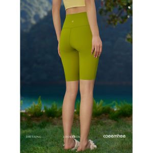 High Waist Yoga Pants Womens Fitness Sportswear Butt Lifting Professional Yoga Clothes Outerwear Five-Quarter Length Cycling Shorts