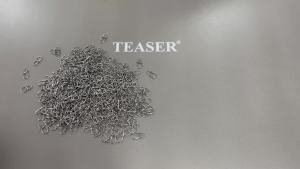 TEASER 25pcs/bag HT003 0# 1# 2# 3# Snap Pin Stainless Steel Fishing Barrel Swivel Safety Snaps Hook Fastlock Connector Snap