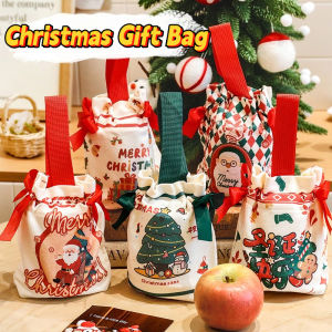 Giáng sinh Túi Quà Tặng Dây Kéo Túi kẹo trang trí giáng sinh cho nhà 2025 quà tặng gói năm mới 2026