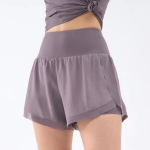 High Waist Anti-Exposure Sport Shorts Women Breathable