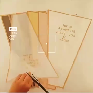 50PCS Single Tulip Packaging Paper Bouquet Gift Bag High Quality Gold Edge Gift Wrapping Paper