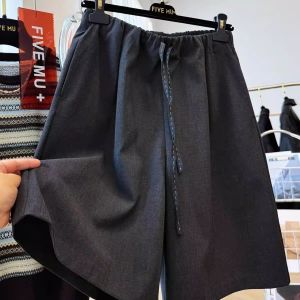 PAZHAOLANG | Plus Size 5 Pocket Short Pants