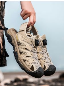 Xiaoyao Camel Italian Famous Original Single Withdraw from Cupboard High-End Leather Outdoor Sports Sandals Mens Wading Beach Shoes