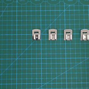 1PCS Sliver Rolled Hem Curling Sewing Presser Foot For Sewing Machine Singer Janome