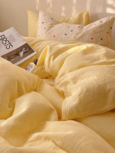 susan | Simplicity Pure Color Washed Cotton Bed Cover