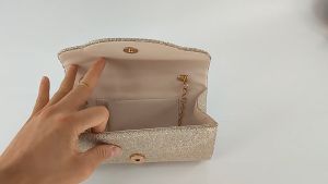 HOL Women Midnight Florence Clutch Party Bag (with sling)